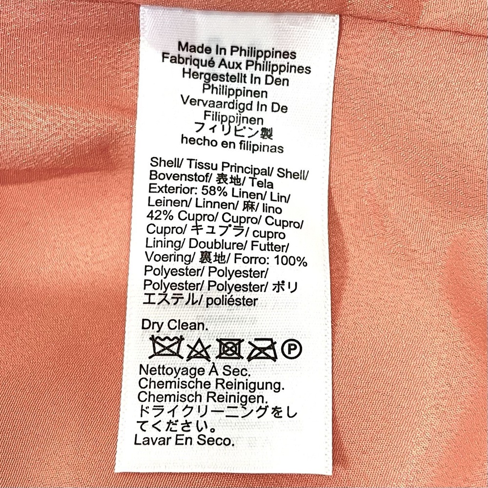 J Crew Helena Chelsea Linen Blend Blazer Size 2 Pink Classic Ivy Style Preppy - Picture 8 of 9